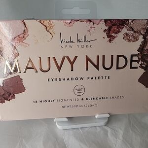 New NICOLE MILLER - MAUVY NUDES - 18 Highly Pigmented & Blendable Eyeshadows